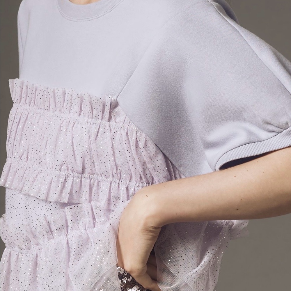 NWT ANTHROPOLOGIE Lavender Women's Top - Picture 3 of 3